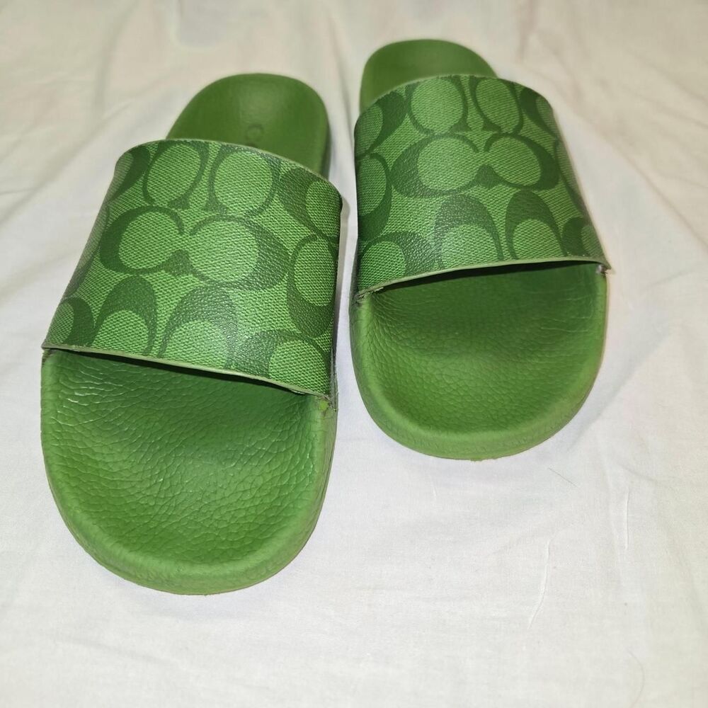Coach Men's Green Sandals